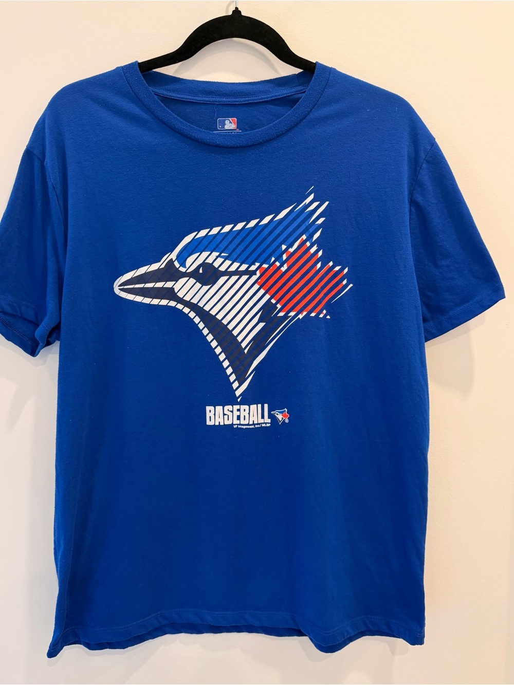 Toronto Blue Jays MLB VF Imagewear Graphic T-Shirt - Blue Size Large